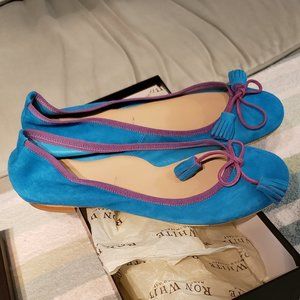 Ron white shoes size 38 Style Hanna Color Teal/Pur